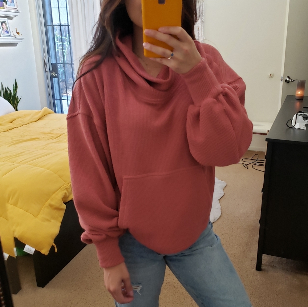 LuLu's Cowl Neck Sweater